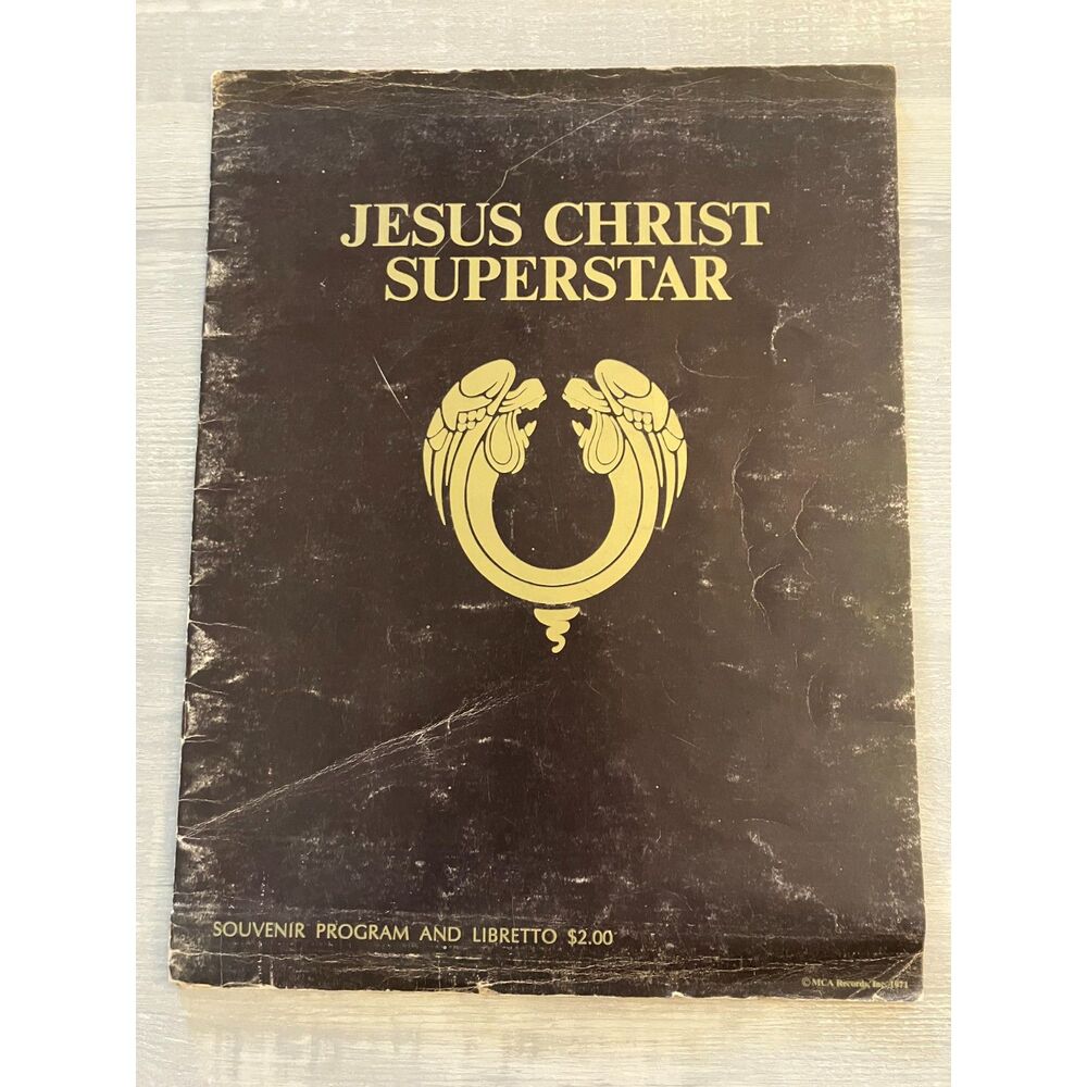 Jesus Christ Superstar original Broadway program